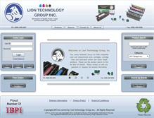 Tablet Screenshot of liontechgroup.org